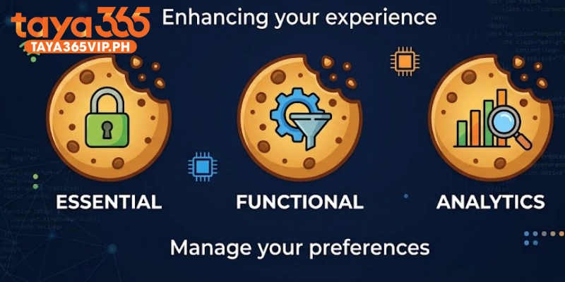 Cookies types used on the Taya365 website