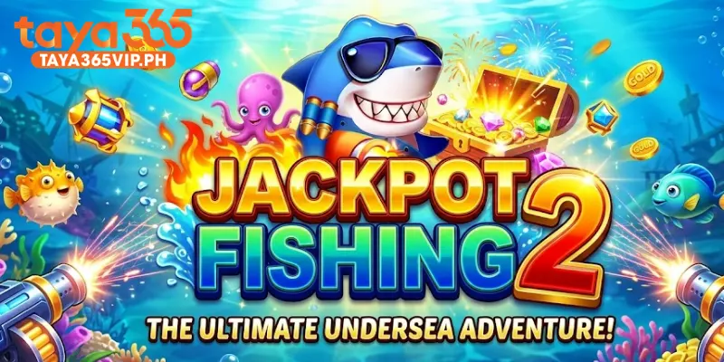 Play Jackpot Fishing 2 at Taya365 - Win up to 1000x caishen
