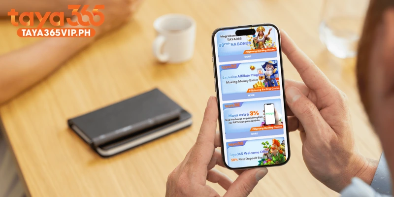 Taya365 mobile app give many Games and promotions