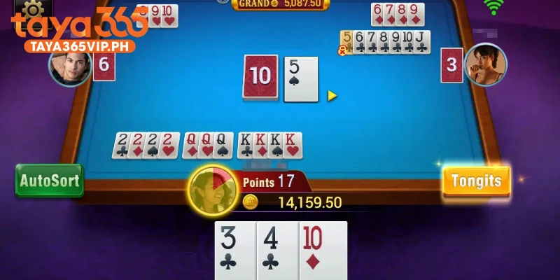 Tongits Go Fight prompt with Challenge and Fold options