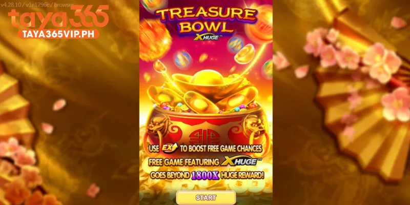 Treasure Bowl XHUGE at Taya365 has 96% RTP