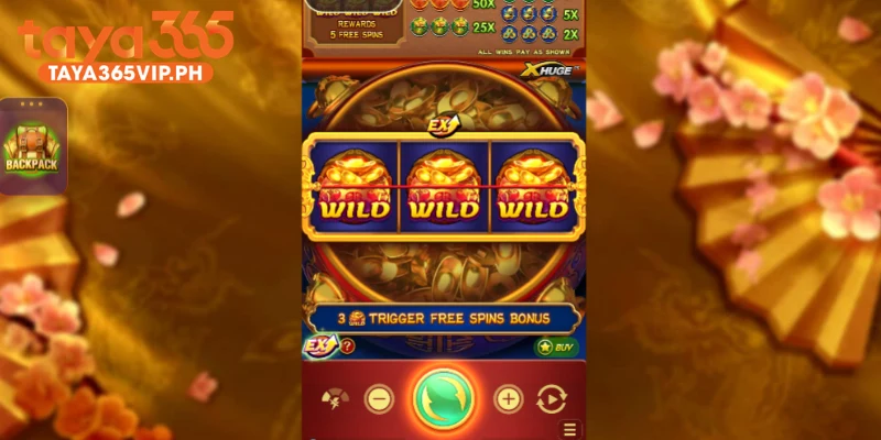 Treasure Bowl XHUGE at Taya365 strips the slot format down