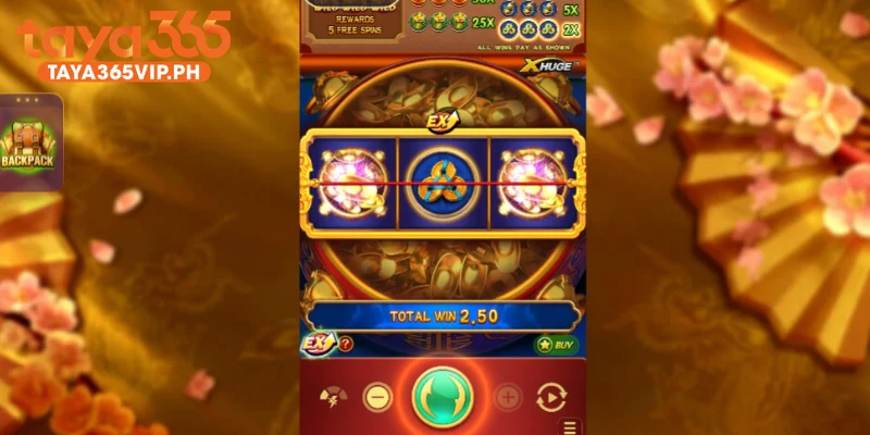 Treasure Bowl XHUGE shows a win or a miss the second the reel stops